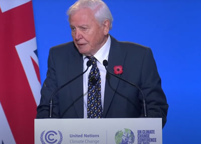 Sir David Attenborough Addresses World Leaders at COP26